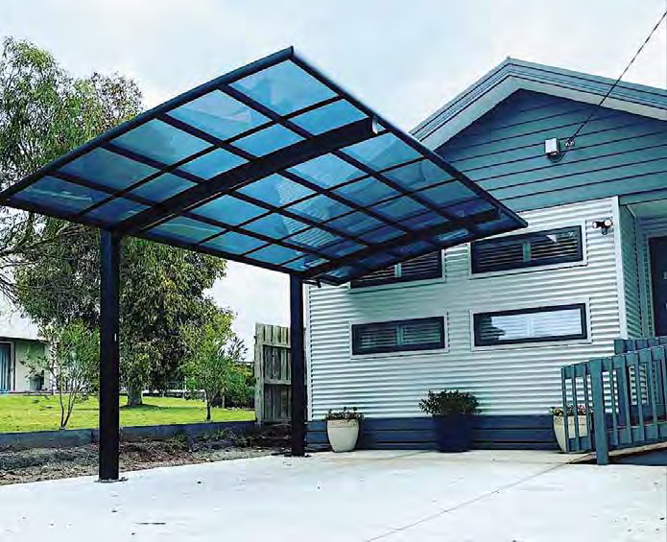 Aluminum Car Parking Shed