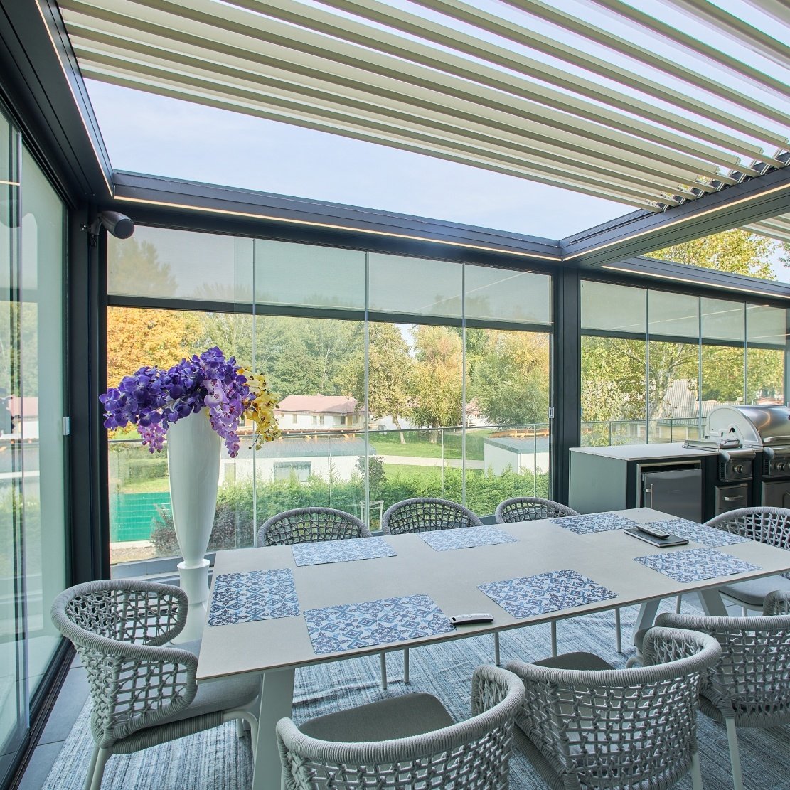 retractable waterproof pergola covers