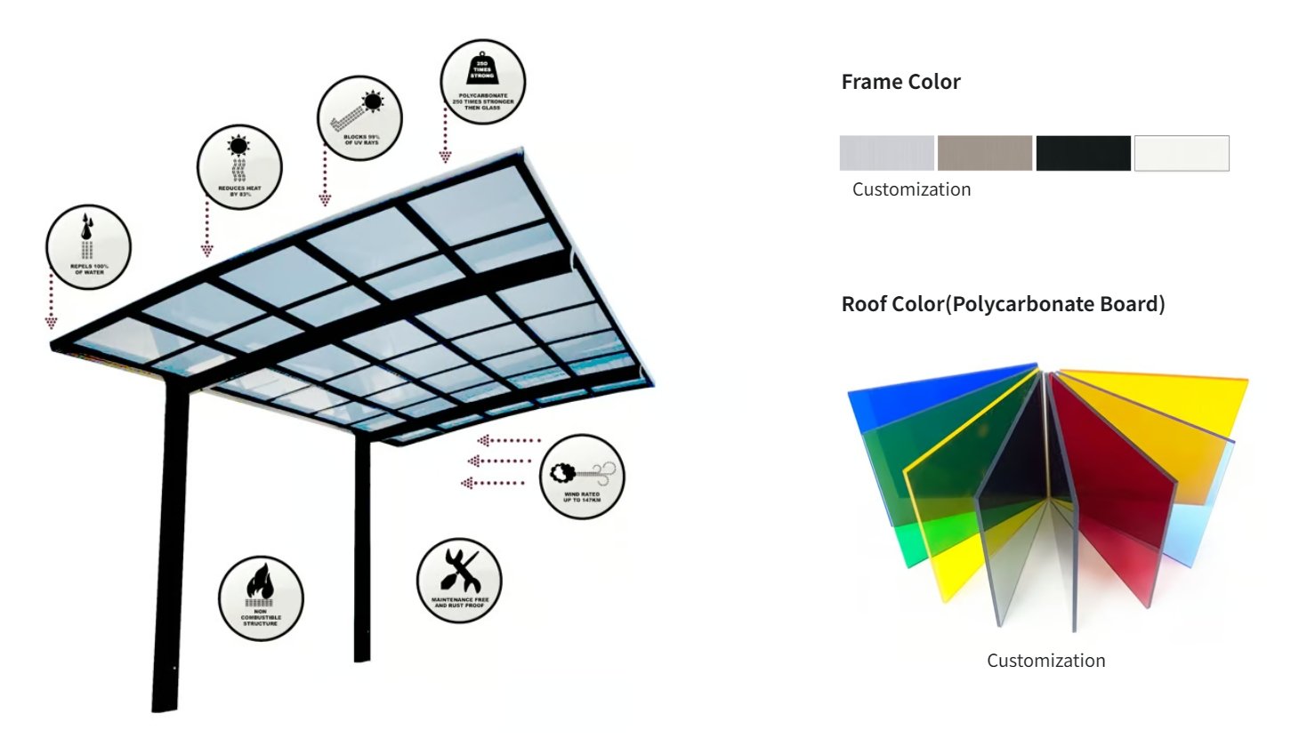 Carport feature Carport feature
